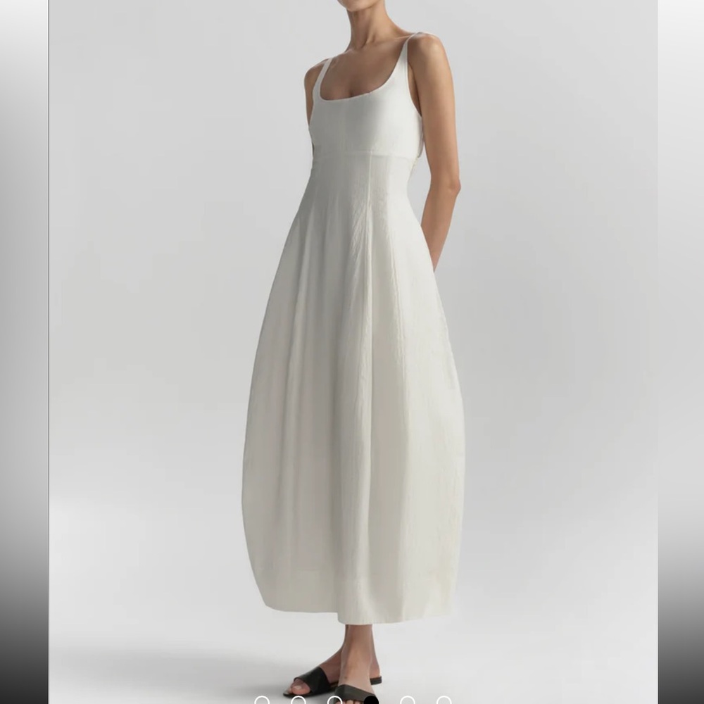 ALC White Maxi Dress with Scoop Neck NWOT - Picture 4 of 7